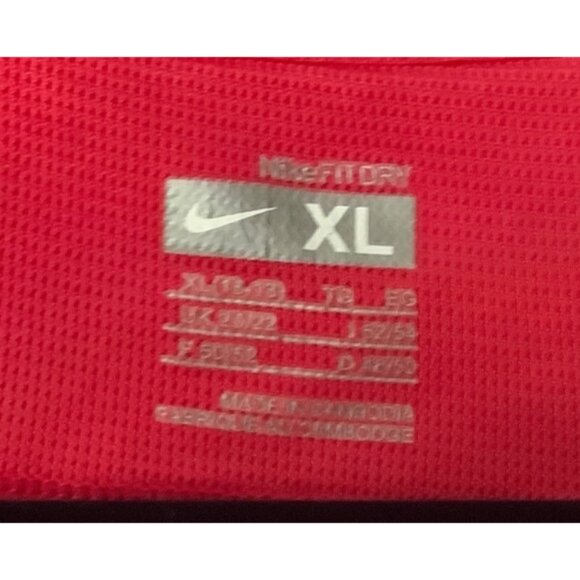 Nike Womens Red Dri-FIT Racerback Running Tank Top Size XL - Picture 2 of 9